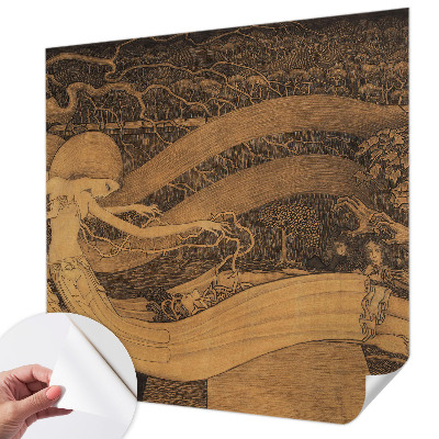 Papel de parede para criança Personagens surrealistas