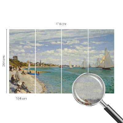 Papel de parede autocolante para sala Paisagem litorânea