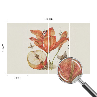 Papel de parede autocolante Ilustração botânica