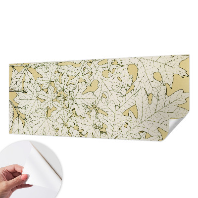 Papel de parede autocolante para sala Folhas de árvore