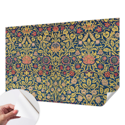Autocolante de parede fotográfico com estampa floral