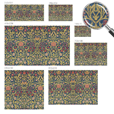Autocolante de parede fotográfico Estampa floral