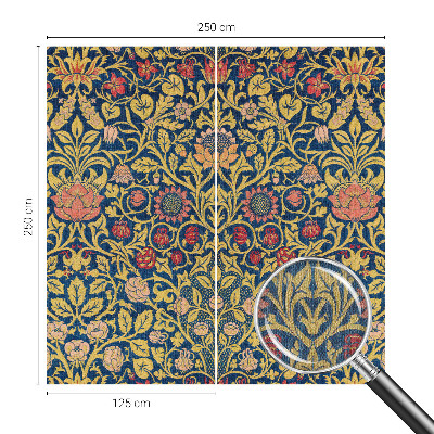 Autocolante de parede fotográfico Estampa floral