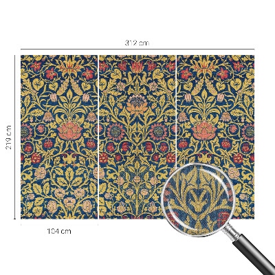 Autocolante de parede fotográfico Estampa floral