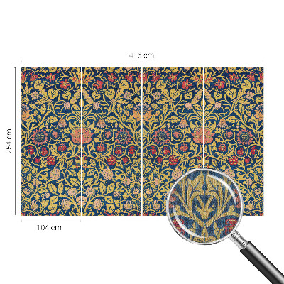 Autocolante de parede fotográfico Estampa floral