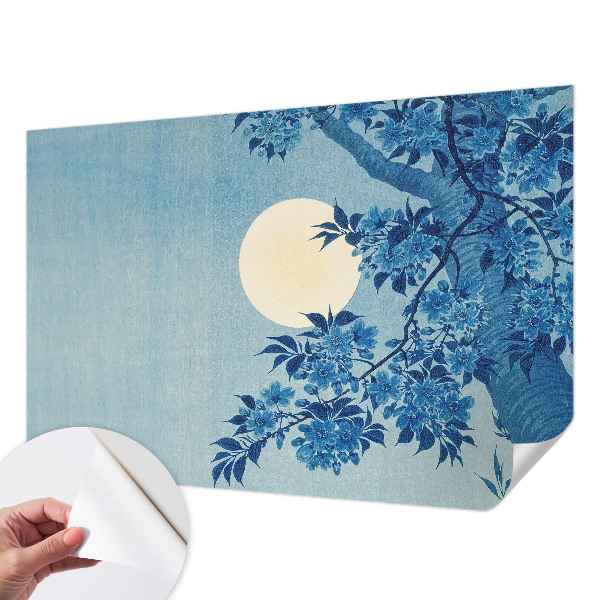 Papel de parede autocolante Lua das Flores