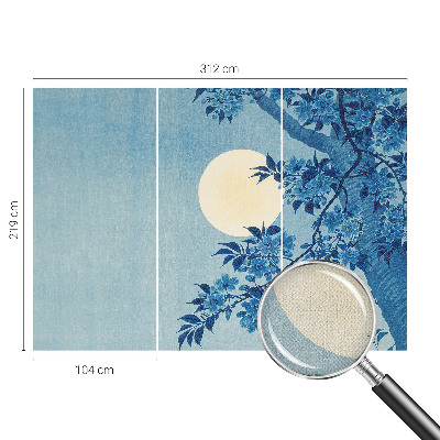 Papel de parede autocolante Lua das Flores