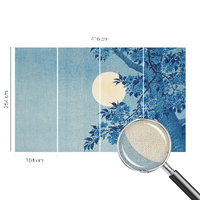 Papel de parede autocolante Lua das Flores