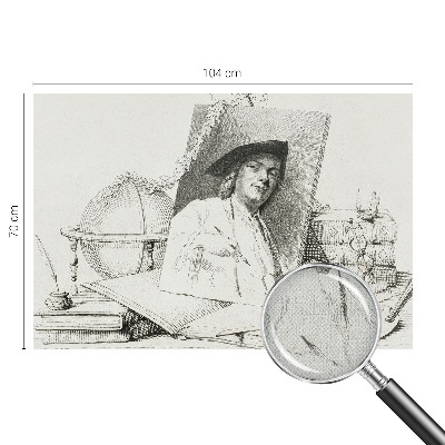 Papel de parede para criança Retrato artístico