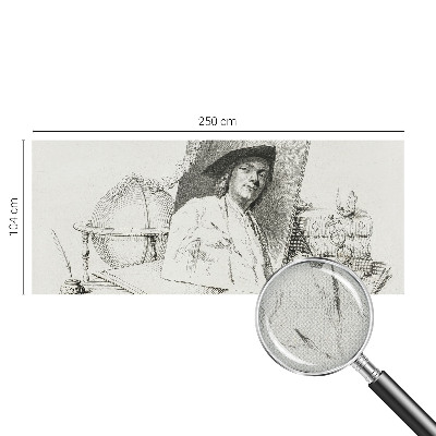 Papel de parede para criança Retrato artístico