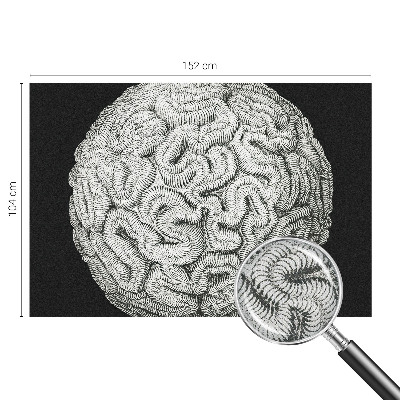 Papel de parede 3D Estrutura esférica