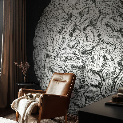 Papel de parede 3D Estrutura esférica