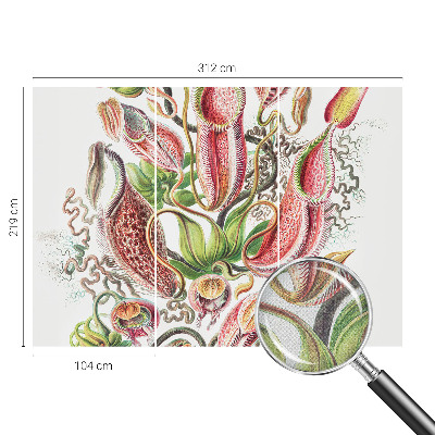 Papel de parede autocolante para sala Detalhes da planta