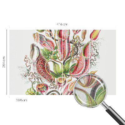 Papel de parede autocolante para sala Detalhes da planta