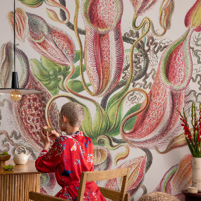 Papel de parede autocolante para sala Detalhes da planta