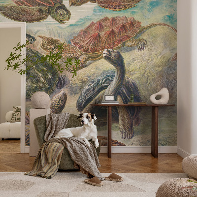 Papel de parede 3D Fauna de tartarugas