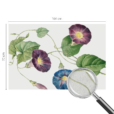 Papel de parede autocolante com padrão floral elegante