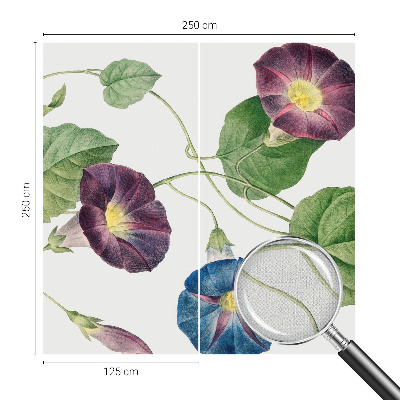 Papel de parede autocolante com padrão floral elegante