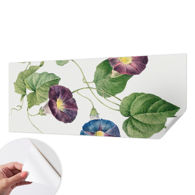 Papel de parede autocolante com padrão floral elegante