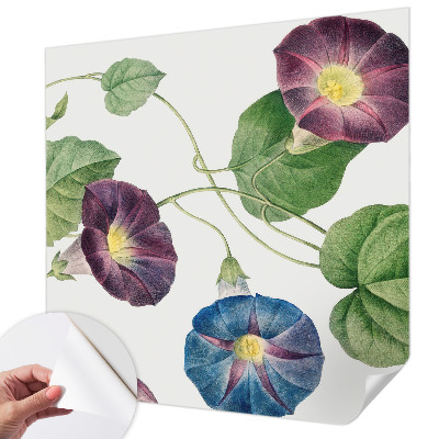 Papel de parede autocolante com padrão floral elegante
