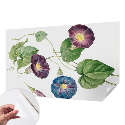 Papel de parede autocolante com padrão floral elegante