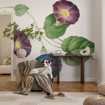 Papel de parede autocolante com padrão floral elegante