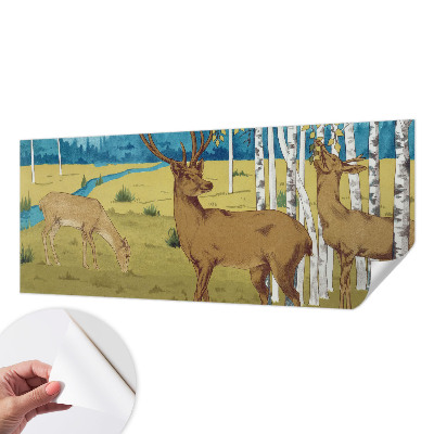 Papel de parede autocolante para sala com estampa 