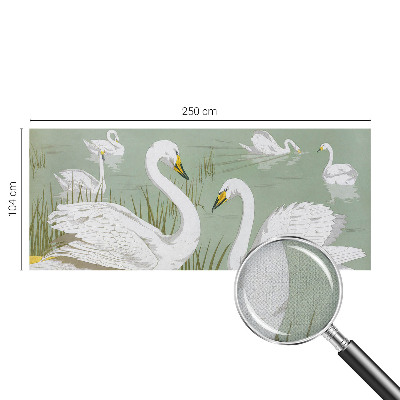 Papel de parede infantil Lago dos Cisnes