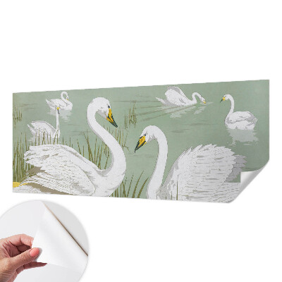 Papel de parede infantil Lago dos Cisnes