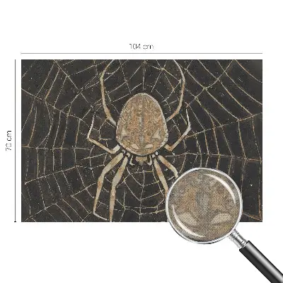 Papel de parede autocolante para quarto com padrão de teia de aranha