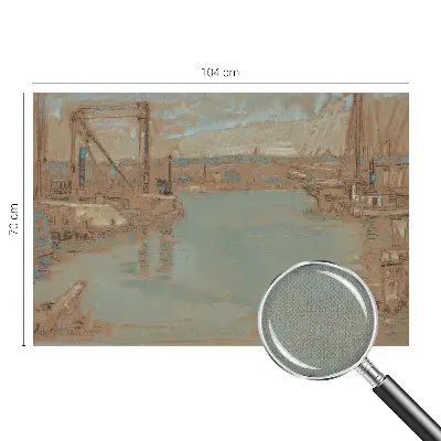 Autocolante de parede fotográfico com imagem das vistas do porto
