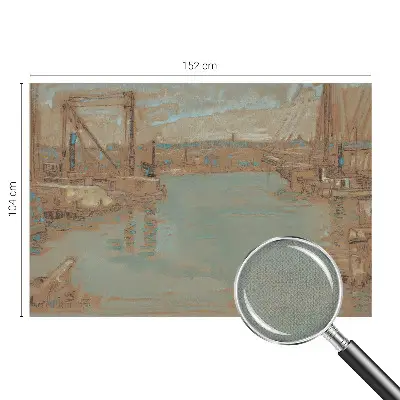 Autocolante de parede fotográfico com imagem das vistas do porto