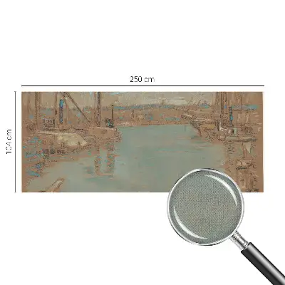 Autocolante de parede fotográfico com imagem das vistas do porto