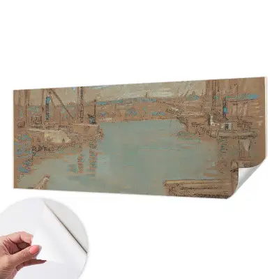 Autocolante de parede fotográfico com imagem das vistas do porto