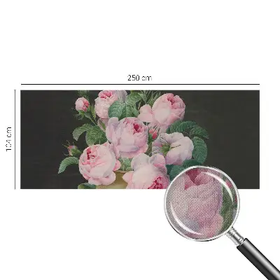 Papel de parede infantil com padrão floral elegante