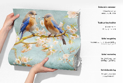 Papel de parede infantil Elegância floral