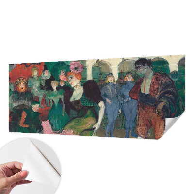 Papel de parede 3D com estampa de dança de salão