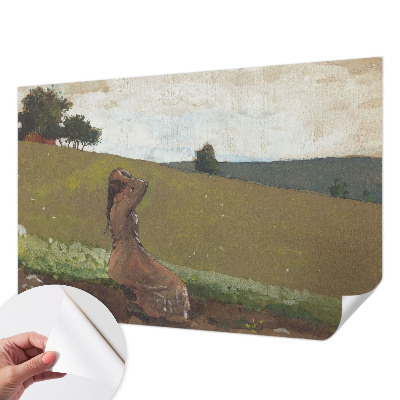 Papel de parede autocolante para sala com uma cena tranquila