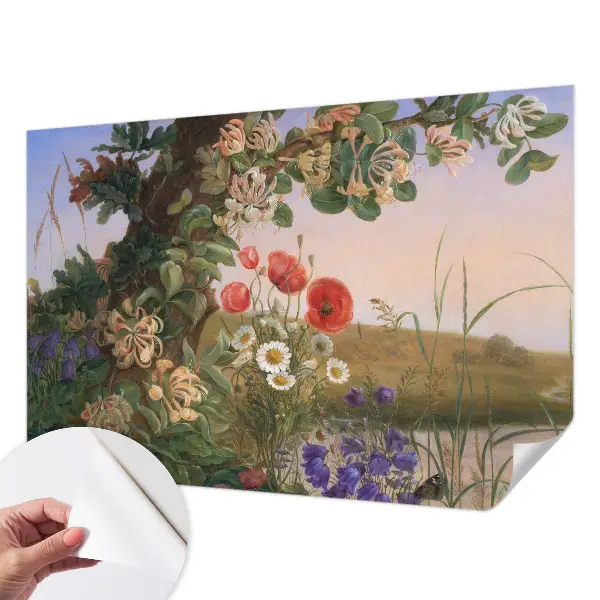 Papel de parede para criança com estampa Idílio floral