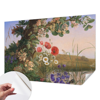 Papel de parede para criança com estampa Idílio floral