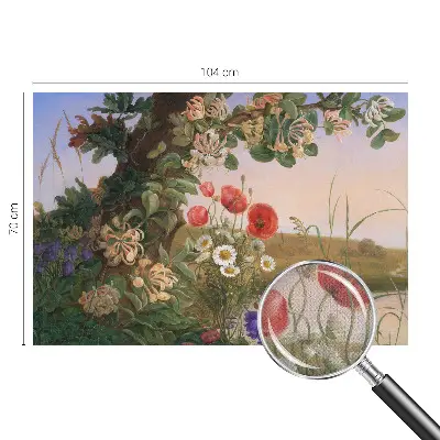 Papel de parede para criança com estampa Idílio floral