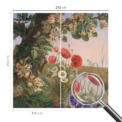 Papel de parede para criança Idílio floral