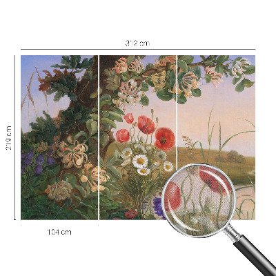 Papel de parede para criança Idílio floral