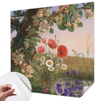 Papel de parede para criança com estampa Idílio floral