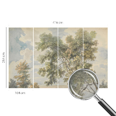 Autocolante de parede fotográfico Natureza romântica