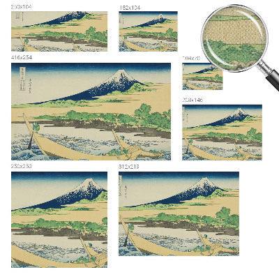 Papel de parede autocolante para sala com estampa panorâmica de montanha