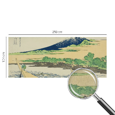 Papel de parede autocolante para sala com estampa panorâmica de montanha