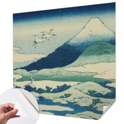 Papel de parede para criança Garças e montanhas