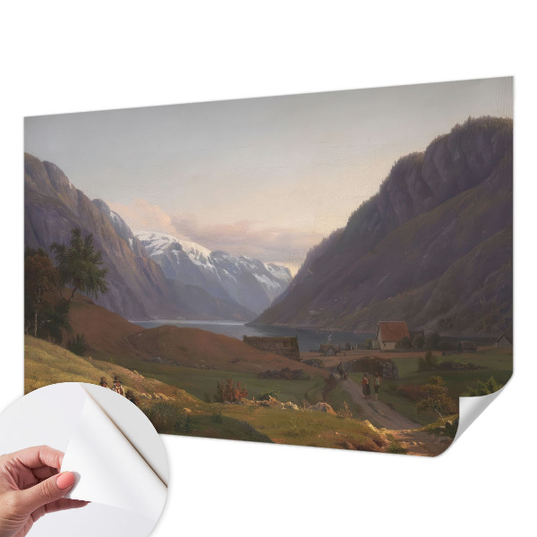 Papel de parede 3D Panorama da montanha