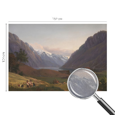 Papel de parede 3D Panorama da montanha